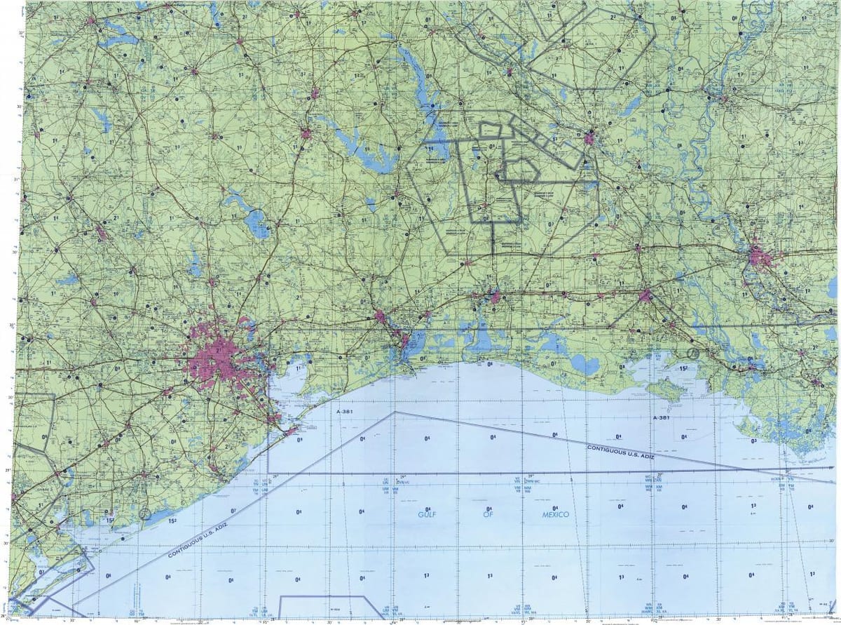 topographic نقشے کے ہیوسٹن